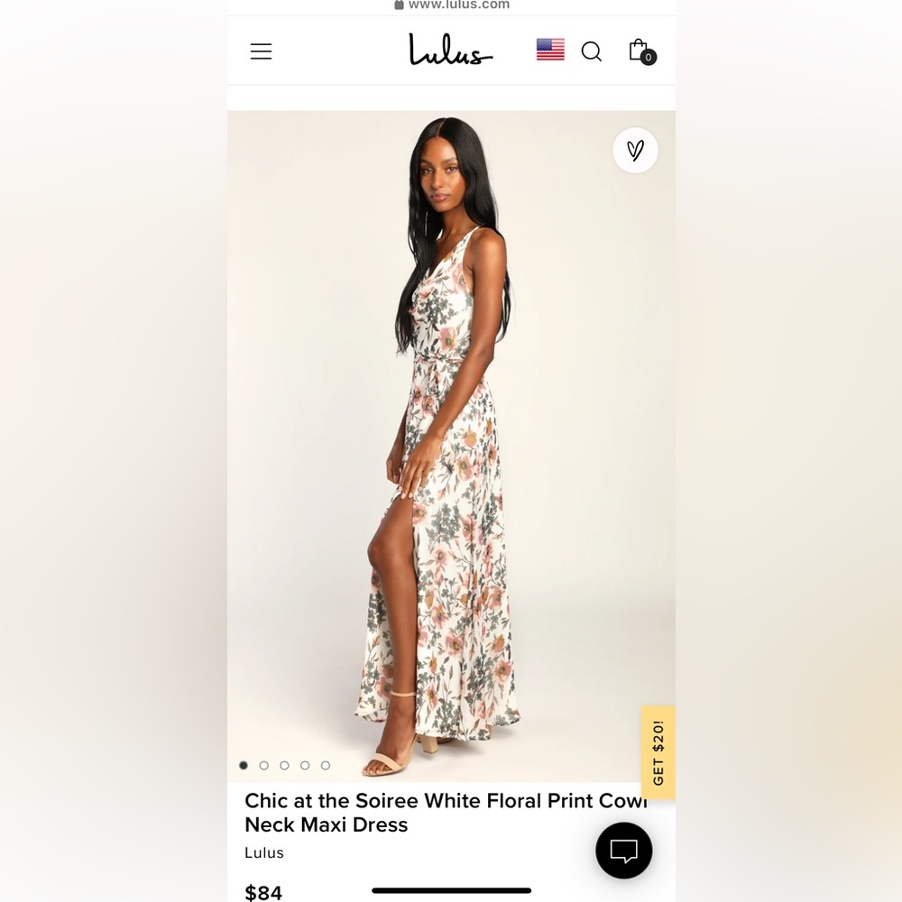 Floral maxi dress - Lulus